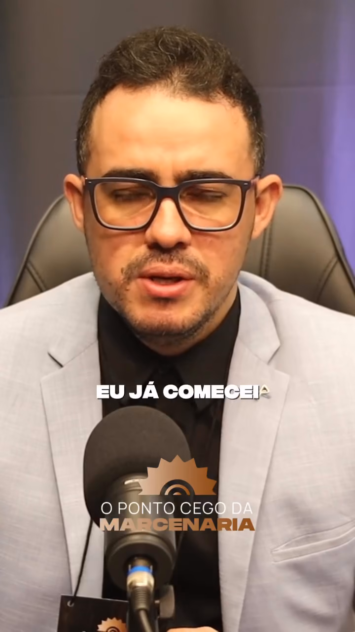 Empresário do setor moveleiro em depoimento sobre a imersão O Ponto Cego da Marcenaria